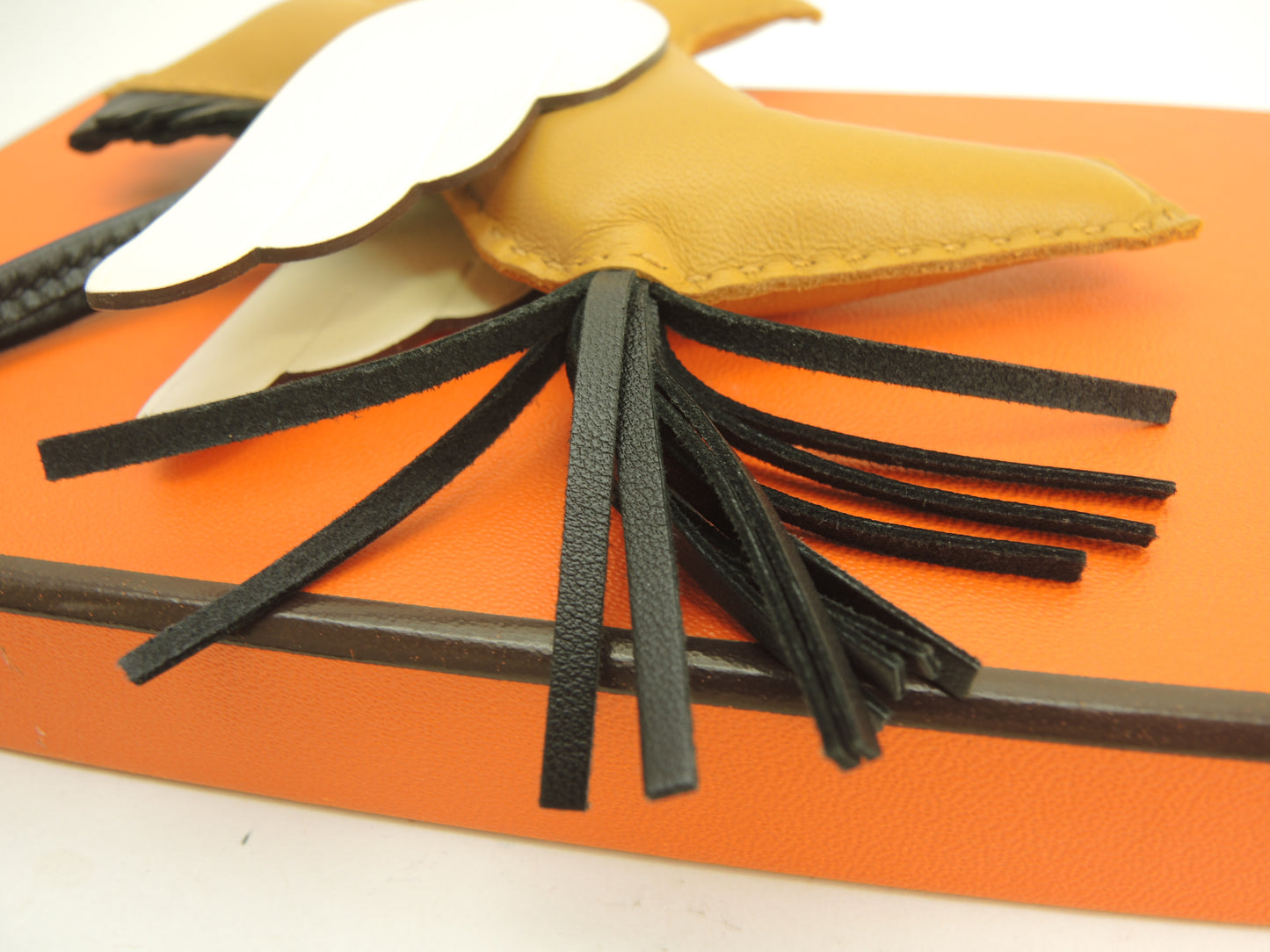 エルメス ロデオMMペガサス アニューミロ セサミ黒ナタ バッグチャーム未使用@Z 25