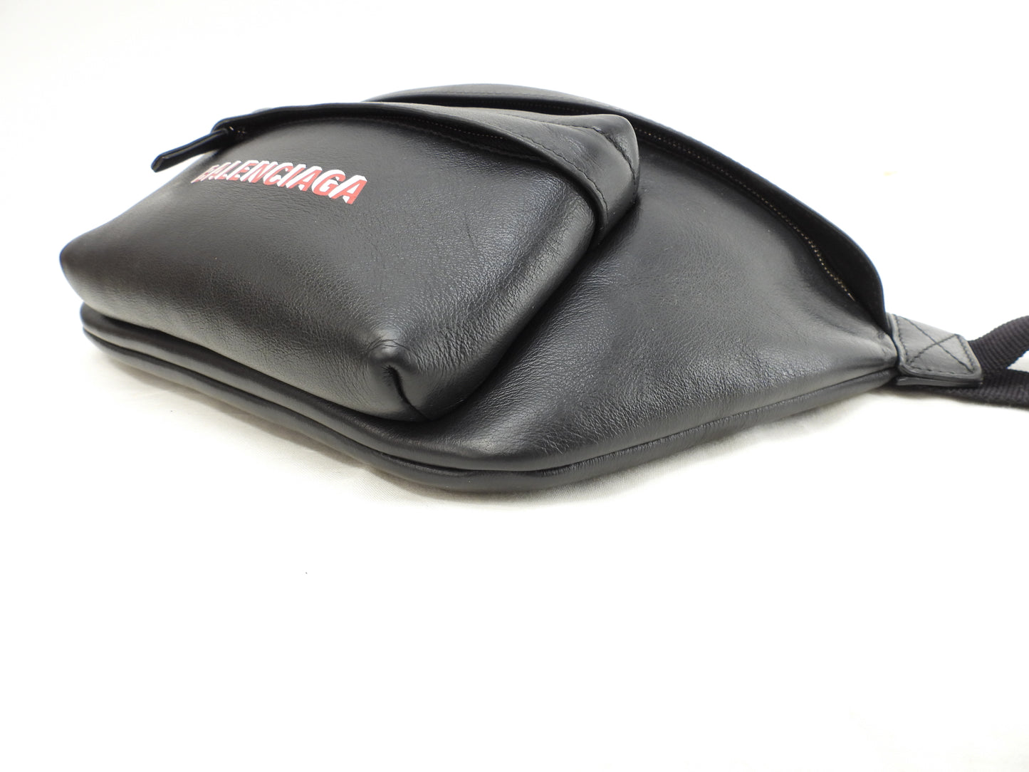 Balenciaga Belt Bag Everyday Leather Black Red Body Bag Good Condition @ 28