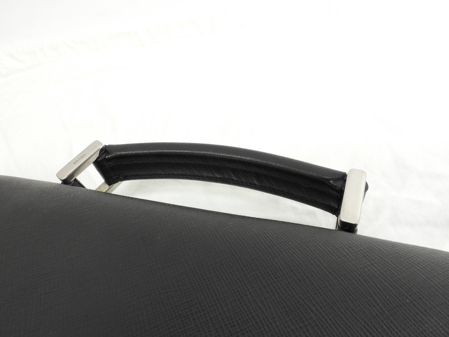 Prada Briefcase Saffiano Black Document Case @49 4
