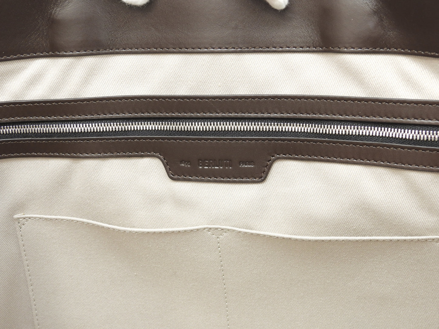 Berluti Ulisse Small Signature Blue-brown Men's Tote Bag @G1211P