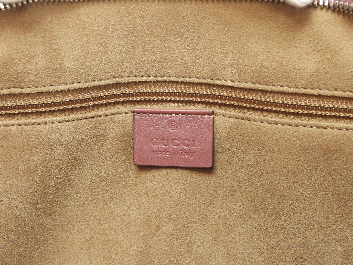 グッチ s付トートバッグ ブルームス ソフトGGグレー花 ハンドバッグ 極美品@ 5