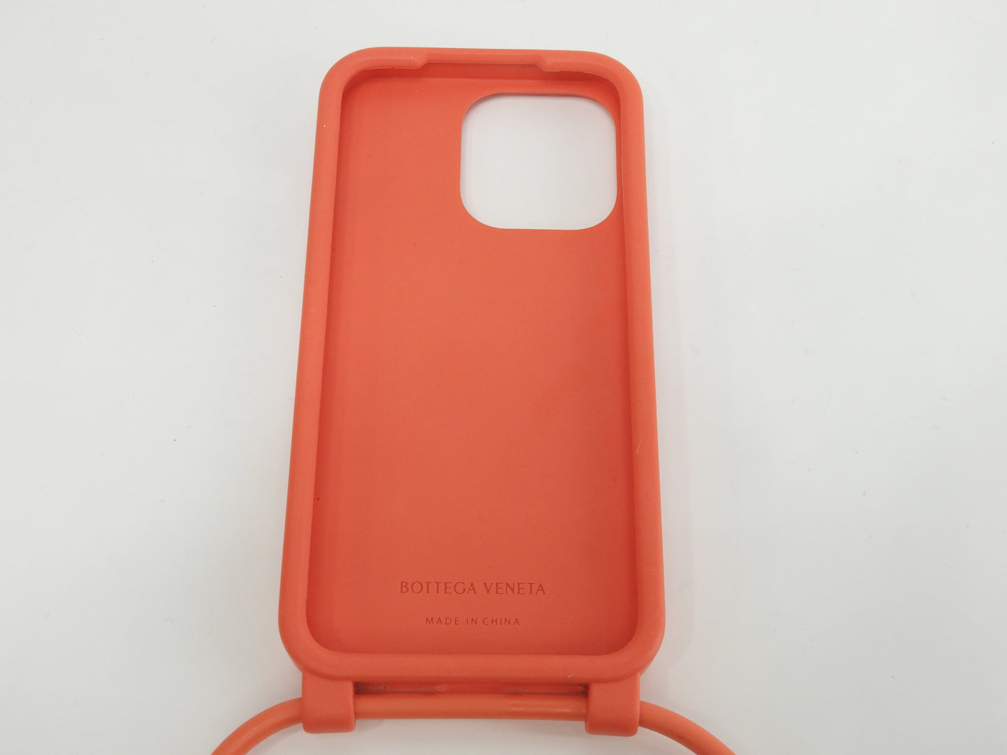 ボッテガヴェネタ s付iphone14Proケース 中イントレチャート シリコン橙 カバー@ 20