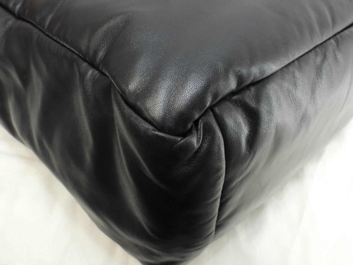 プラダ トートバッグ ナッパレザー 黒 ショルダーバッグ 美品@180/B