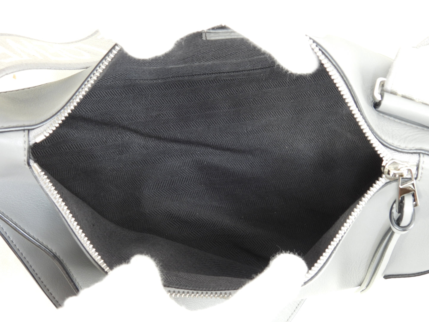 ロエベ アントン スリング レザー灰 斜掛ショルダーバッグ クロスボディバッグ 極美品@052302