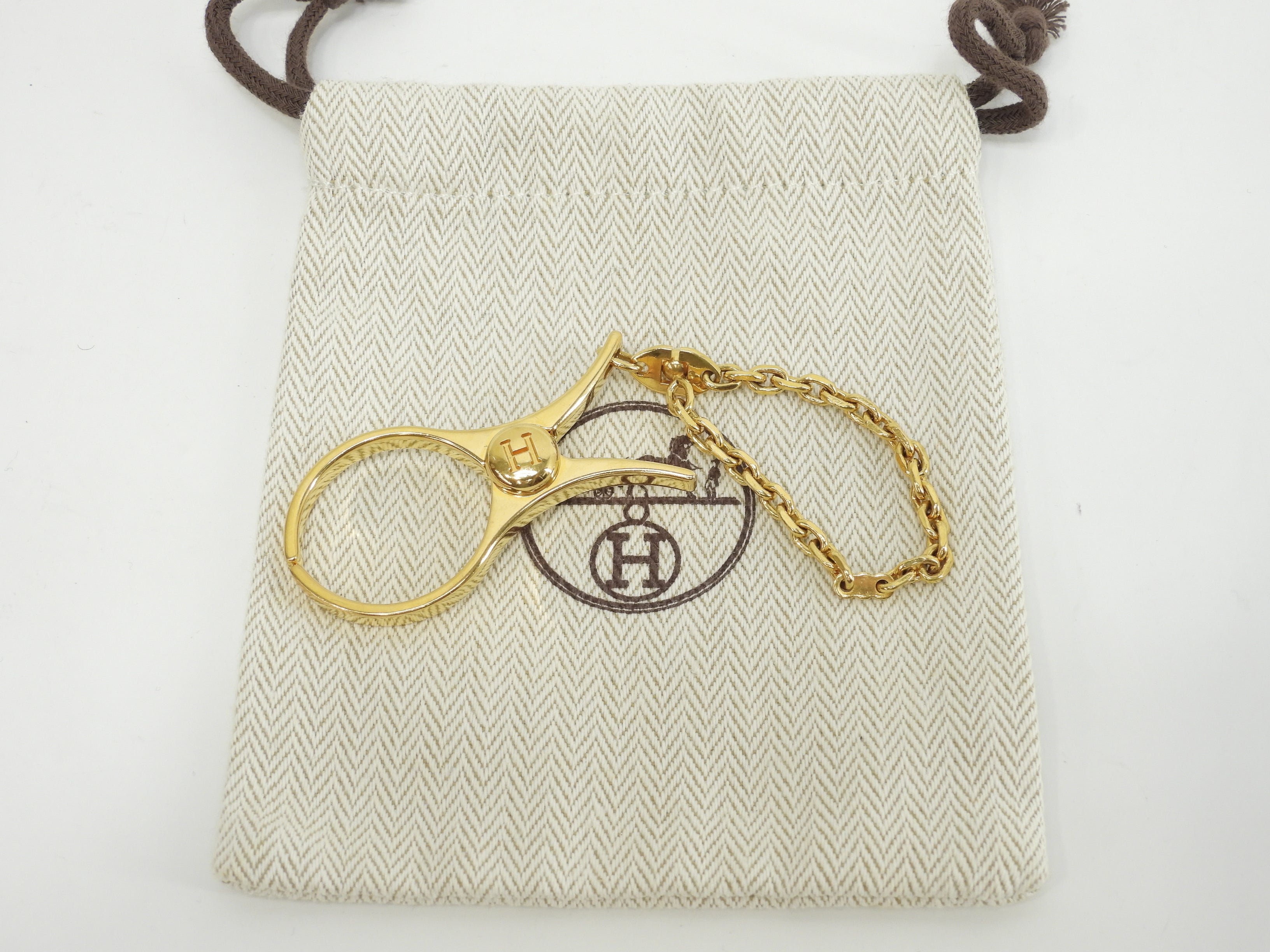 HERMES エルメス グローブホルダー 手袋ホルダー フィルー ドレ