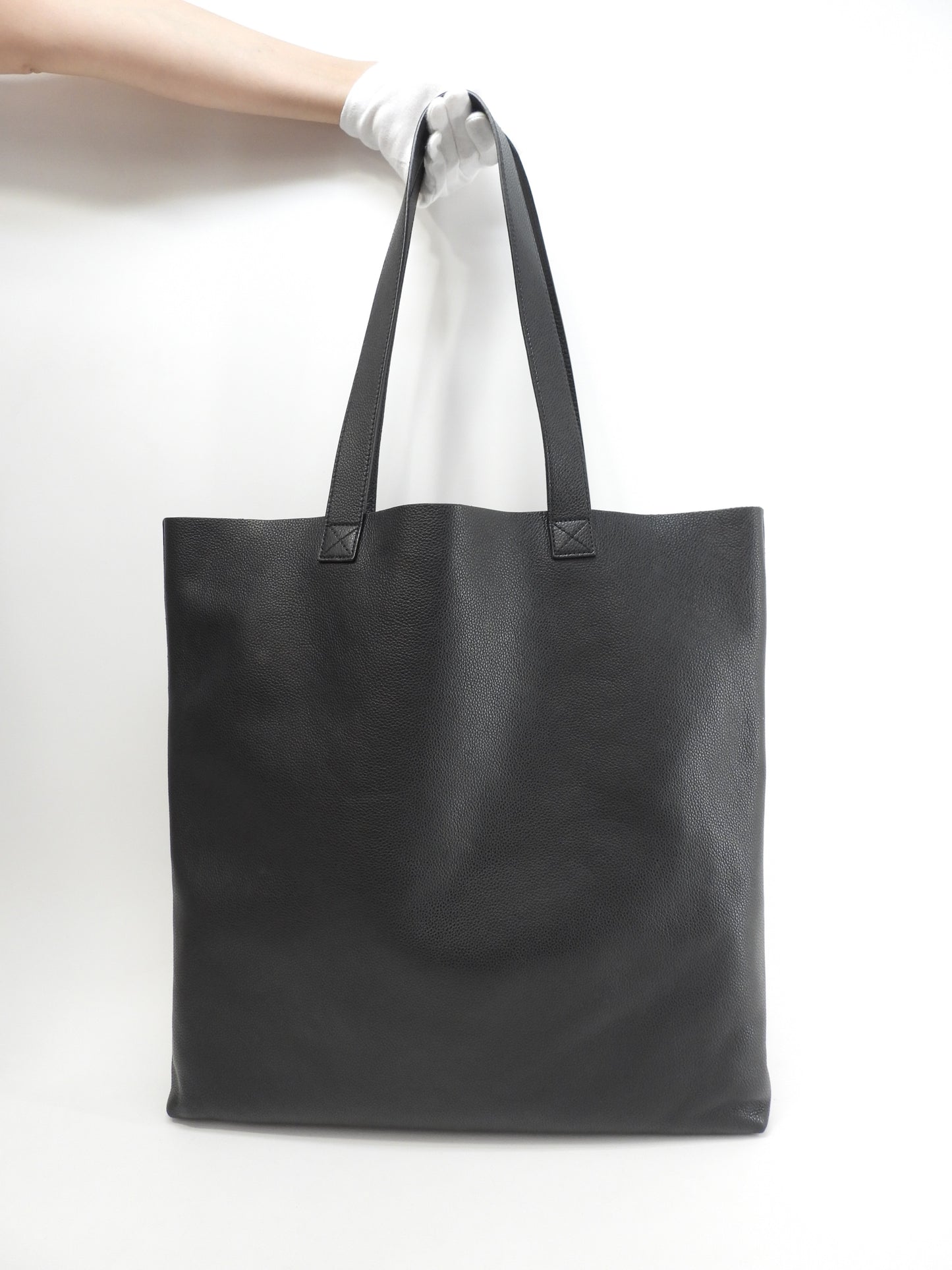 グッチ トートバッグ大 プリント レザー黒 メンズショルダーバッグ 美品@ 5