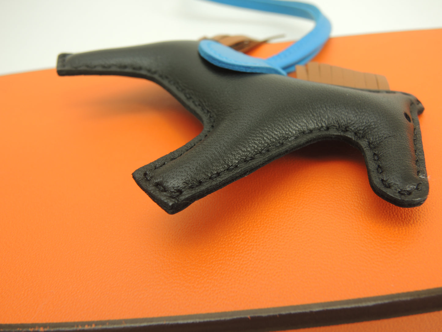 エルメス ロデオPM アニューミロ 黒青茶 バッグチャーム 新品@Y 11