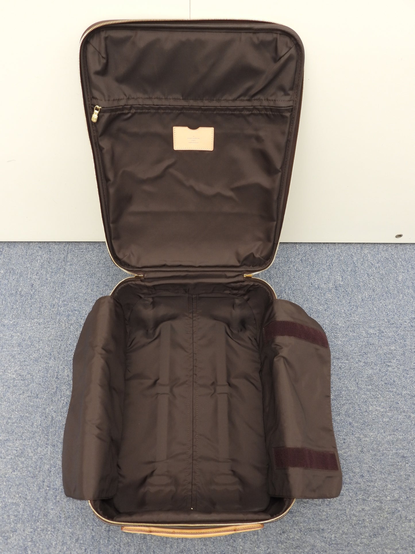 ルイヴィトン ペガス45 M91277 ヴェルニ/アマラント 旅行用キャリーバッグ 極美品@MB0068 2