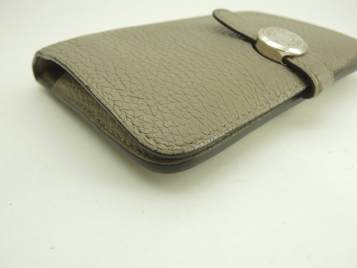 エルメス ドゴンコンパクト トリヨンクレマンス トゥルティエールグレー スモールウォレット 2折財布@ 1