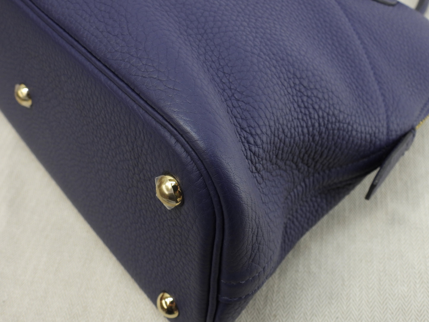 エルメス ボリード31 トリヨン ブルーアンクル ゴールド金具 ハンドバッグ 未使用@D 6