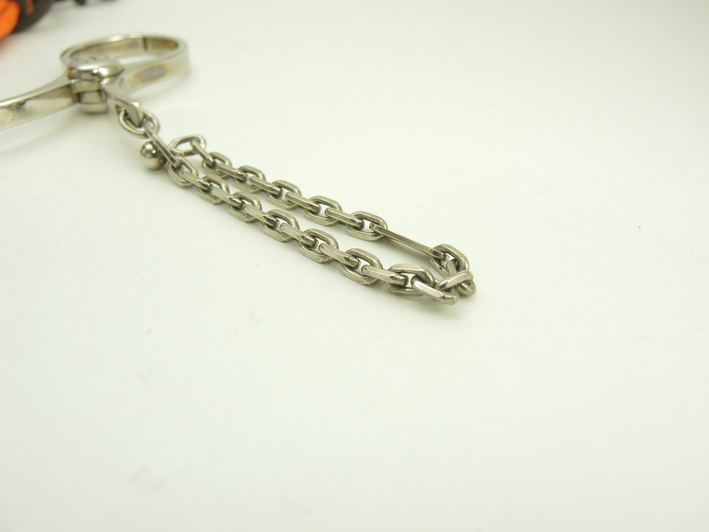 エルメス バッグチャーム グローブホルダー シルバー キーリング 銀色 美品@ 16