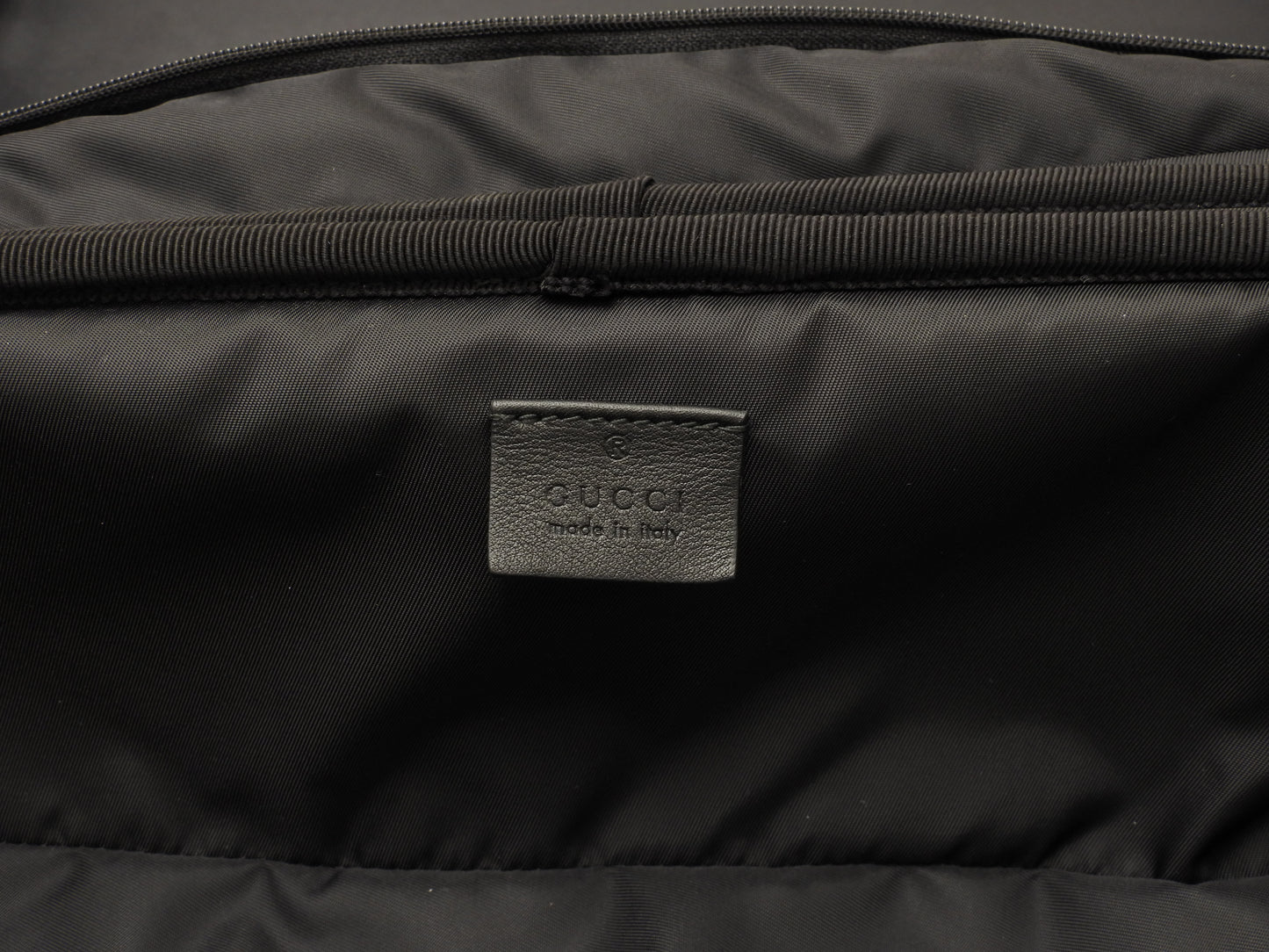 グッチ 4輪キャリーバッグ オールド GGグレー黒革 旅行用四輪トロリーバッグ 美品@ 5