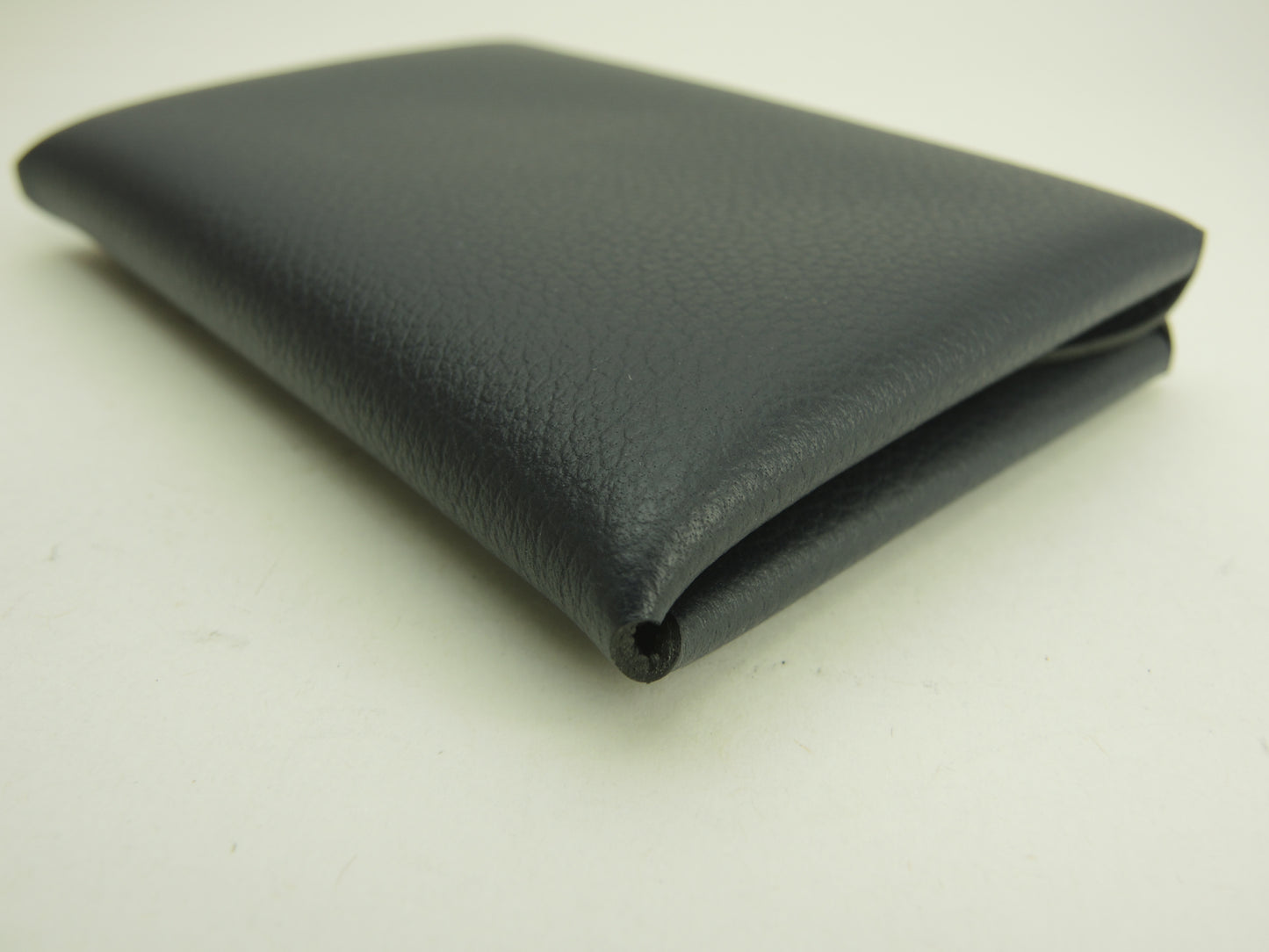エルメス カルヴィデュオ ヴォーエヴァーカラー ブルーインディゴ コンパクトウォレット ミニサイフ 新品@B