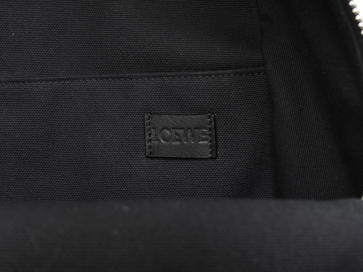 Loewe Backpack Anagram Jacquard Black Gray Men's Rucksack in Excellent Condition @822138