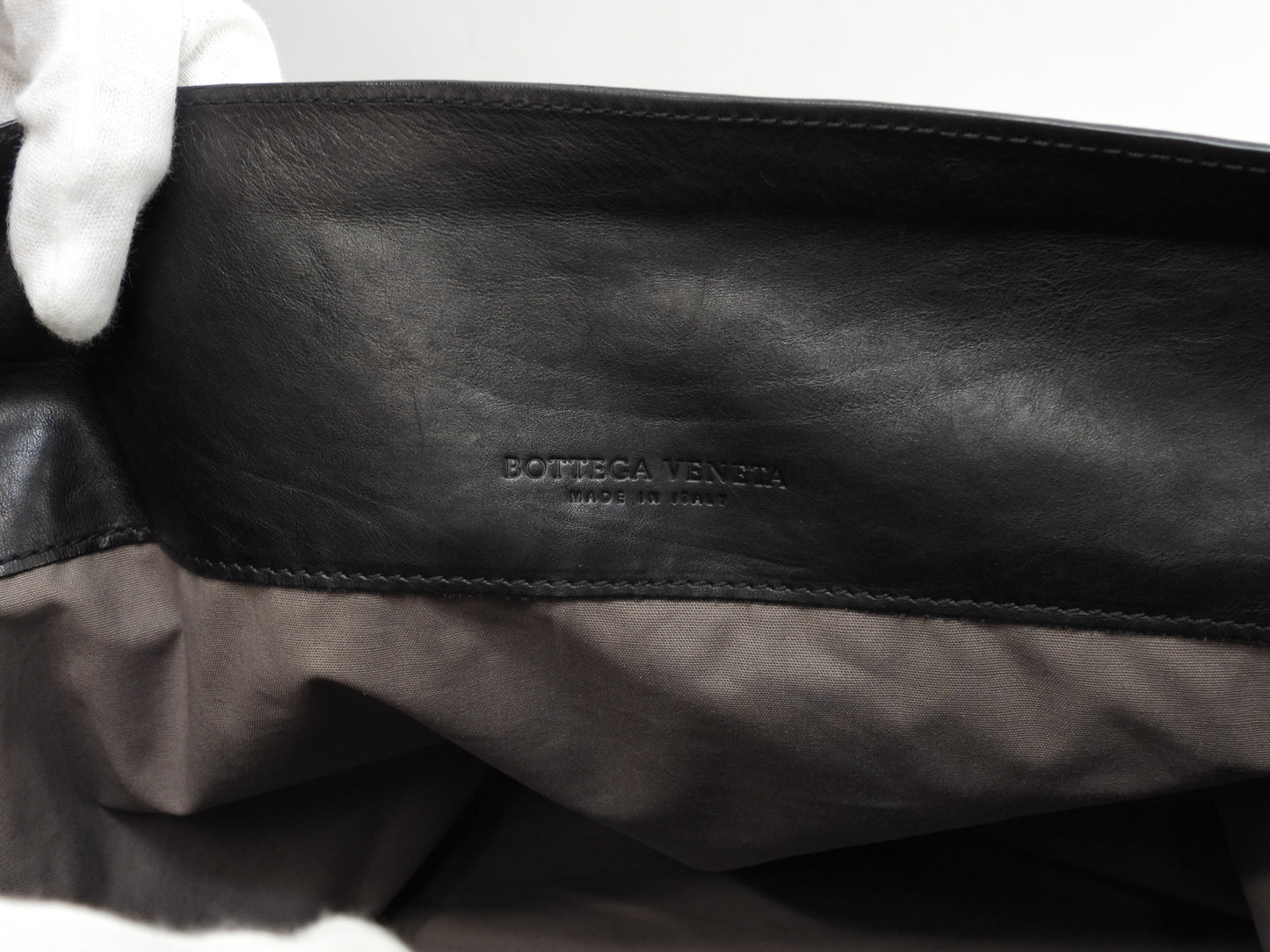 Bottega Veneta Messenger Bag Crocodile/Leather Black Crossbody Shoulder Bag @B00517184E