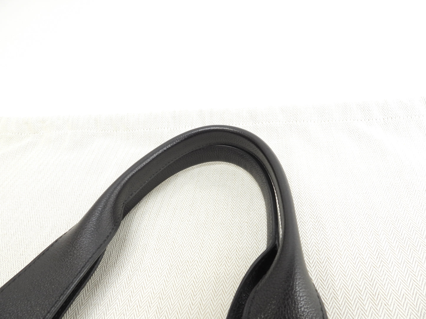Hermes Sac Berlant Vertical Tote Bag Leather Black Men's Shoulder Bag @□K 2
