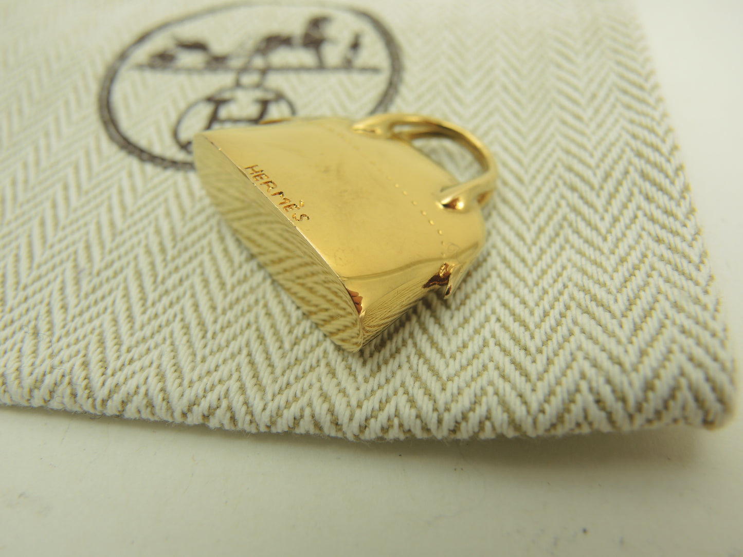 エルメス ペンダントトップ ボリード ゴールド ネックレス チョーカー 美品@ 3