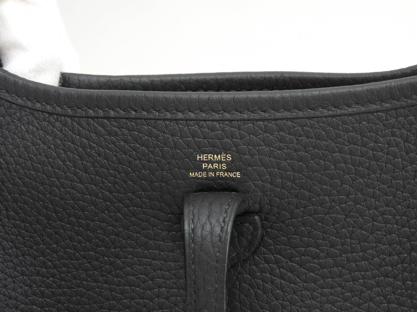 エルメス エヴリンTPM トリヨンクレマンス 黒 ポシェットバッグ ゴールド金具 新品@K