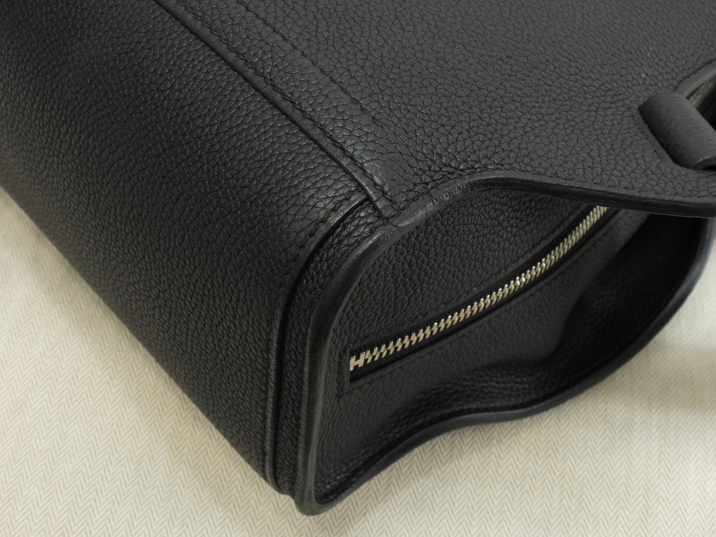 エルメス バックパック シティ トリヨンクレマンス黒 シルバ―金具 リュックサック 新品同様@C