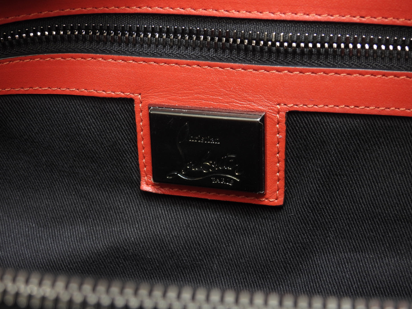 Christian Louboutin Tote Bag Damon Leather Black Men's Shoulder @ 1