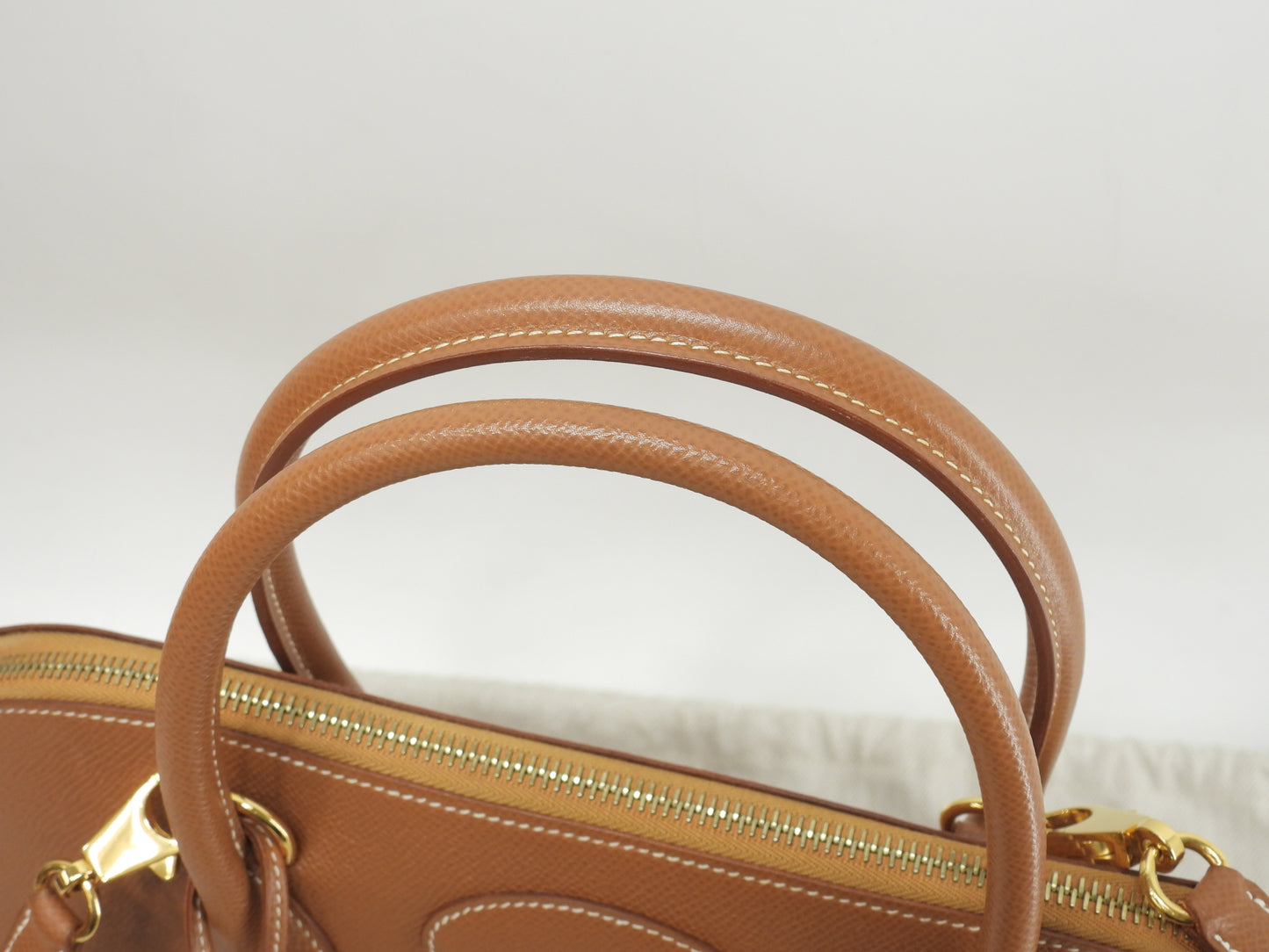エルメス ボリード35 クシュベル ゴールド ゴールド金具 s付ハンドバッグ トートバッグ 極美品@□A 5