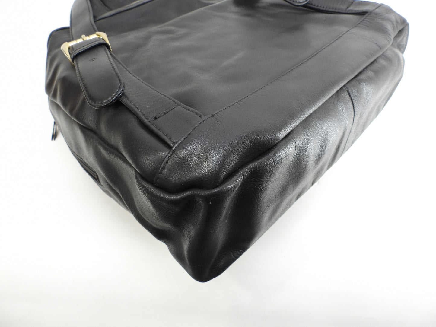 ヴェルサーチ バックパック メドゥーサ レザー黒 リュックサック ハンドバッグ@ 8