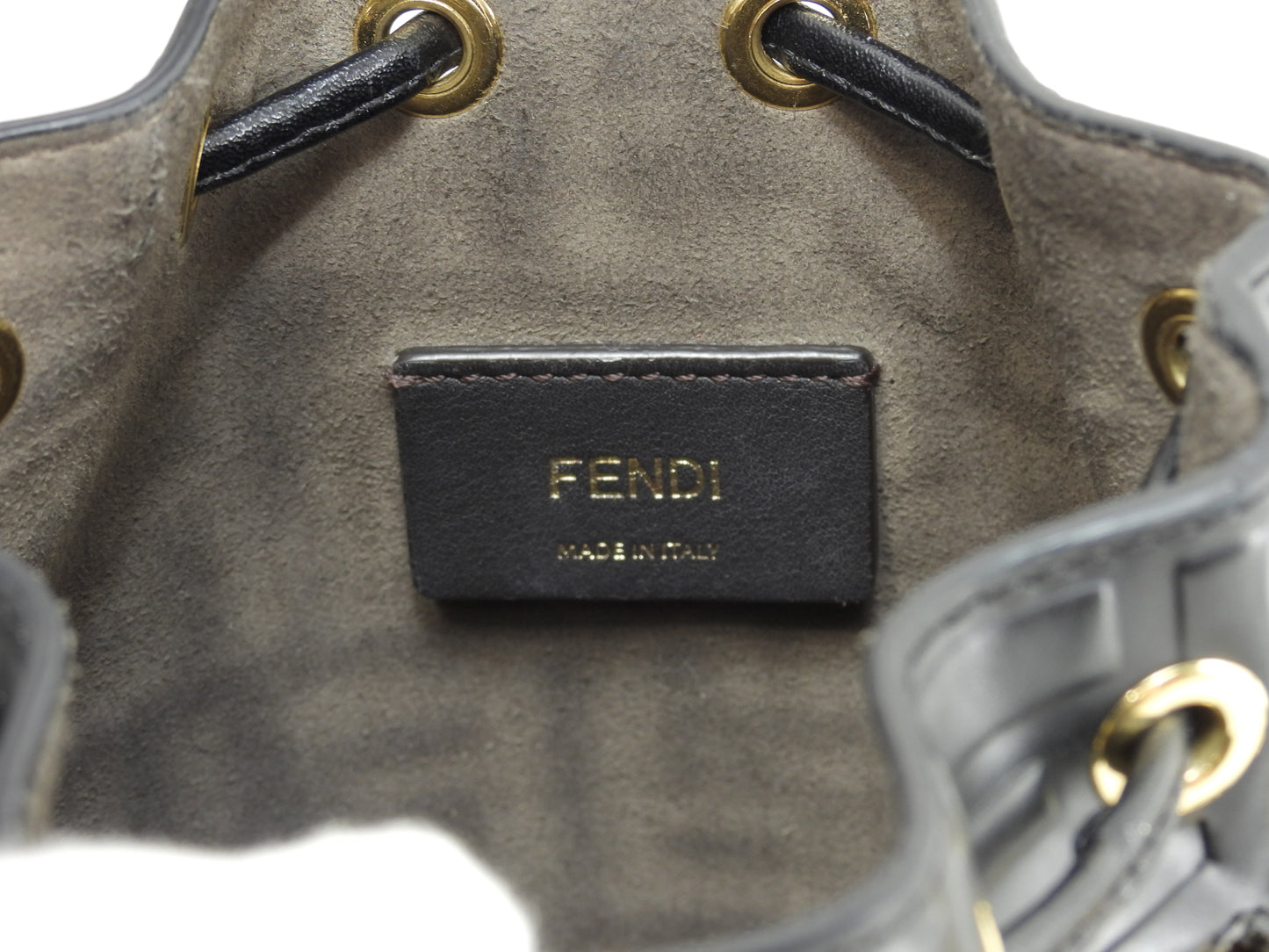 フェンディ s付ミニハンドバッグ モントレゾール FFレザー黄 ポシェット@ 9