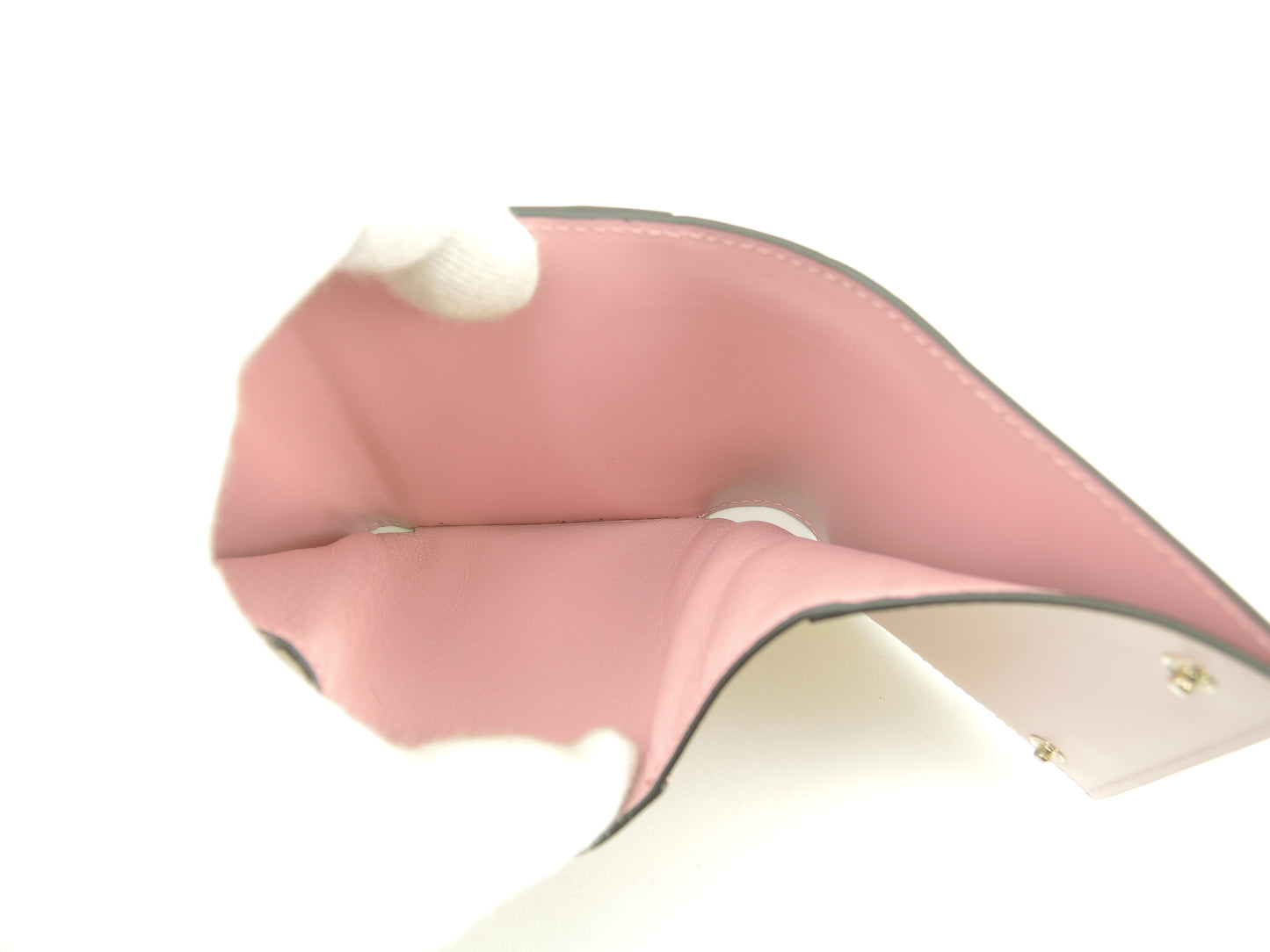 ブルガリ 三折財布 セルペンティ レザー/ピンク ミニ財布 未使用@ 19