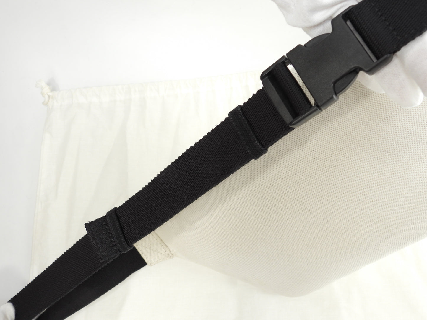 Balenciaga Belt Bag Everyday Cotton Denim White Body Bag Hip Bag @ 33