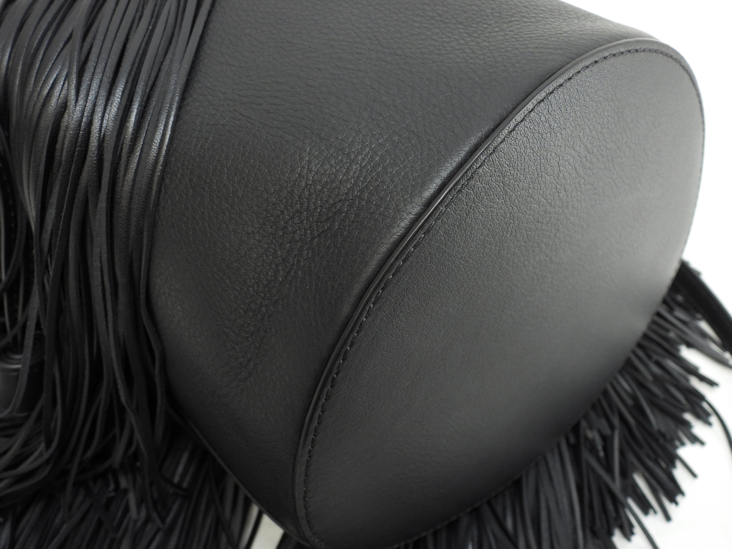 J&Mdavidson カーニバル フリンジ レザー黒 ポシェット 2wayハンドバッグ 極美品@TBA