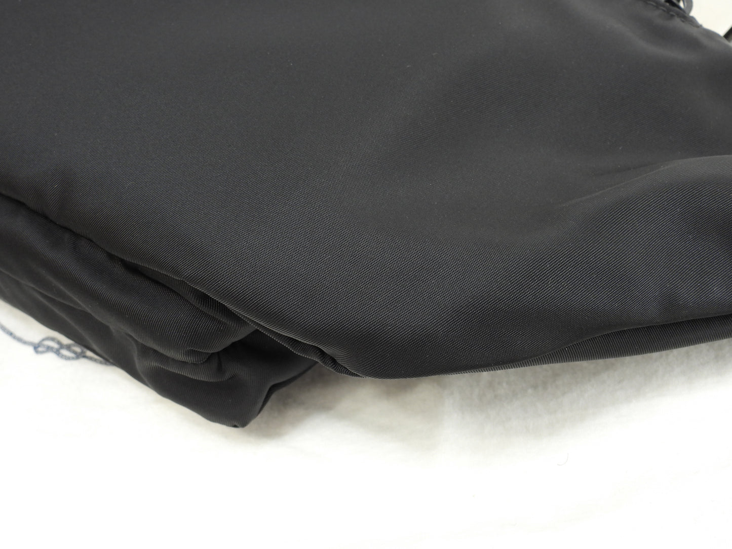 プラダ ボディバッグ中 ナイロン 黒 ウエストバッグ ヒップバッグ 美品@58/C