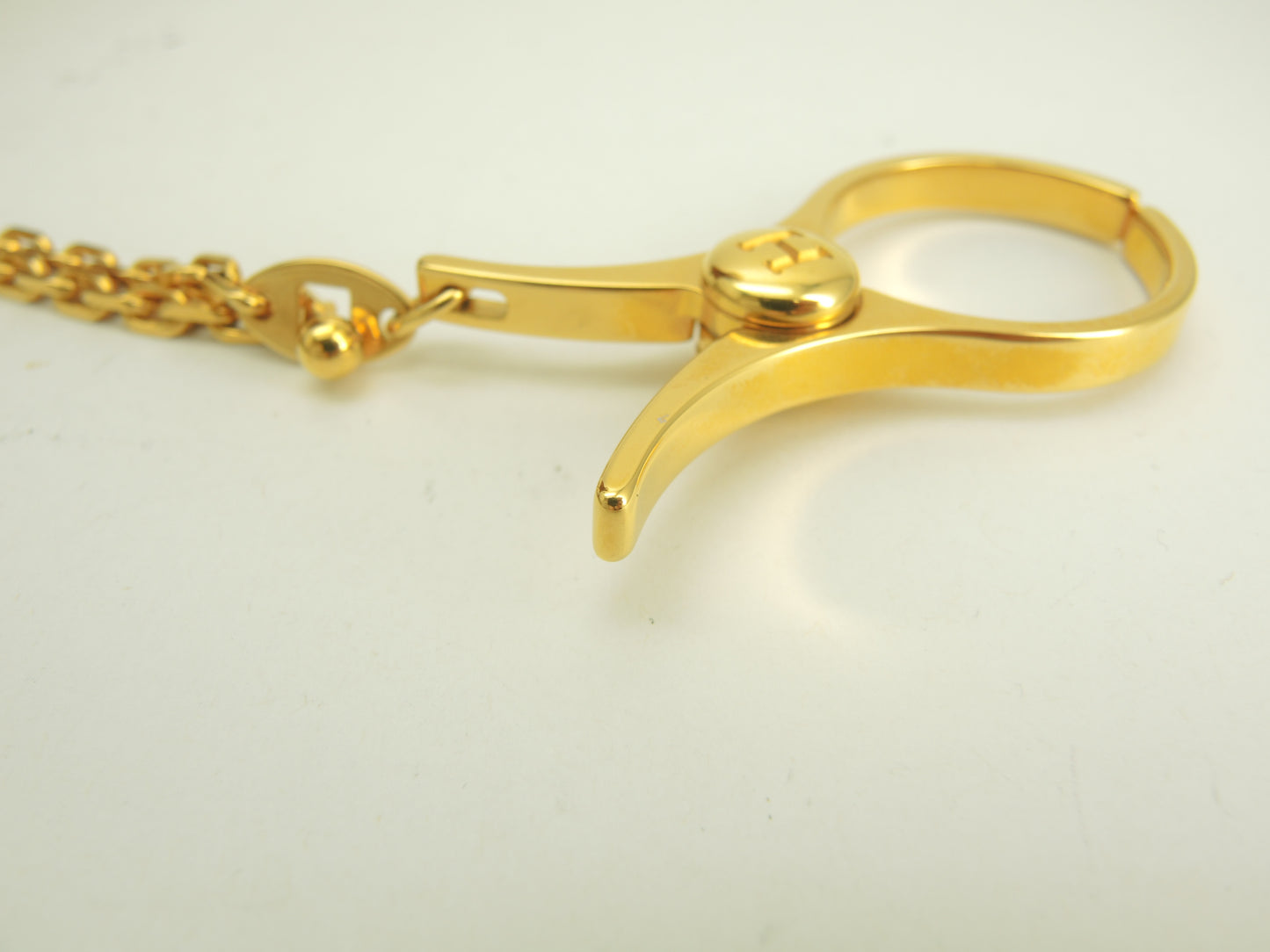 エルメス バッグチャーム フィルー ゴールド キーリング グローブホルダー 美品@ 7