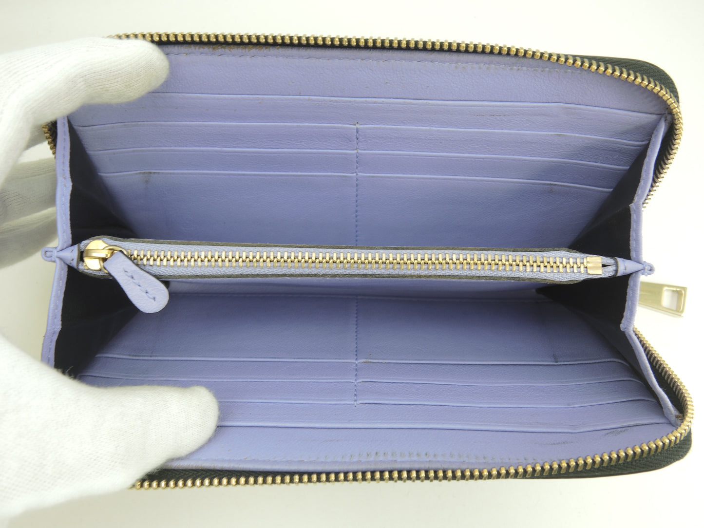 ヴェルサーチ ロングウォレット メドゥーサ レザー黒 ラウンドジップ長財布 美品@ 14