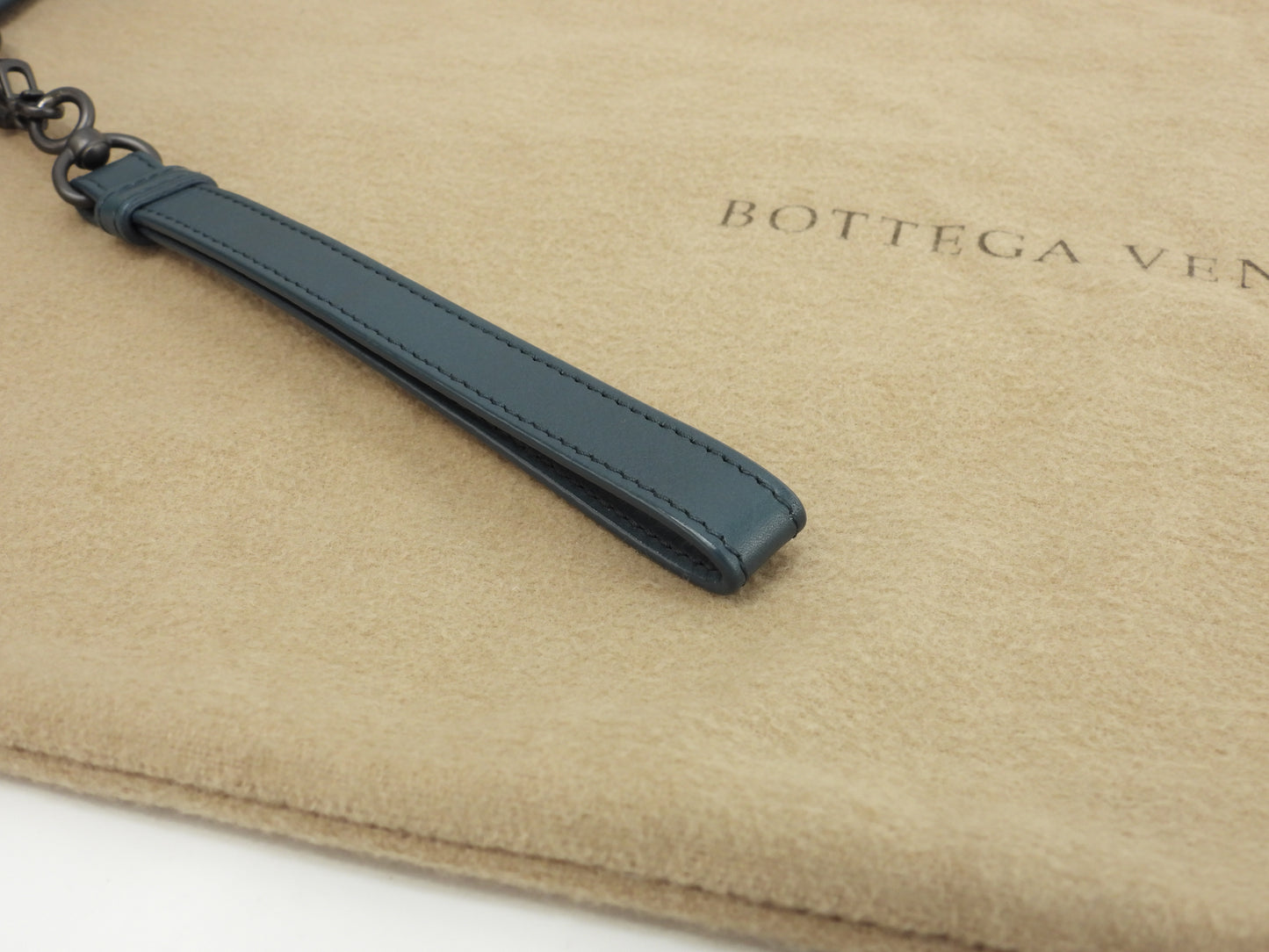 Bottega Veneta Clutch Wallet Intrecciato Leather Verdigris Second Bag @B07898639P