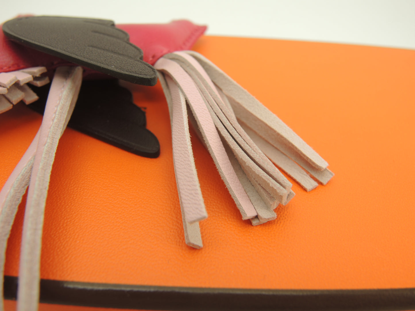 エルメス ロデオPMペガサス アニューミロ ピンク焦茶 バッグチャーム 新品@U 13