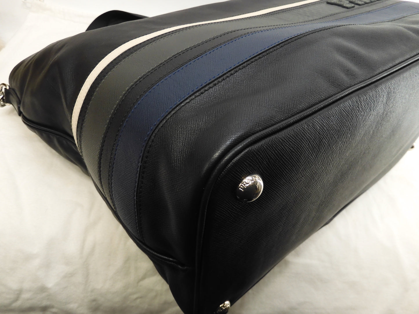 Prada Large Tote Bag Men's Saffiano Handbag with Strap @113