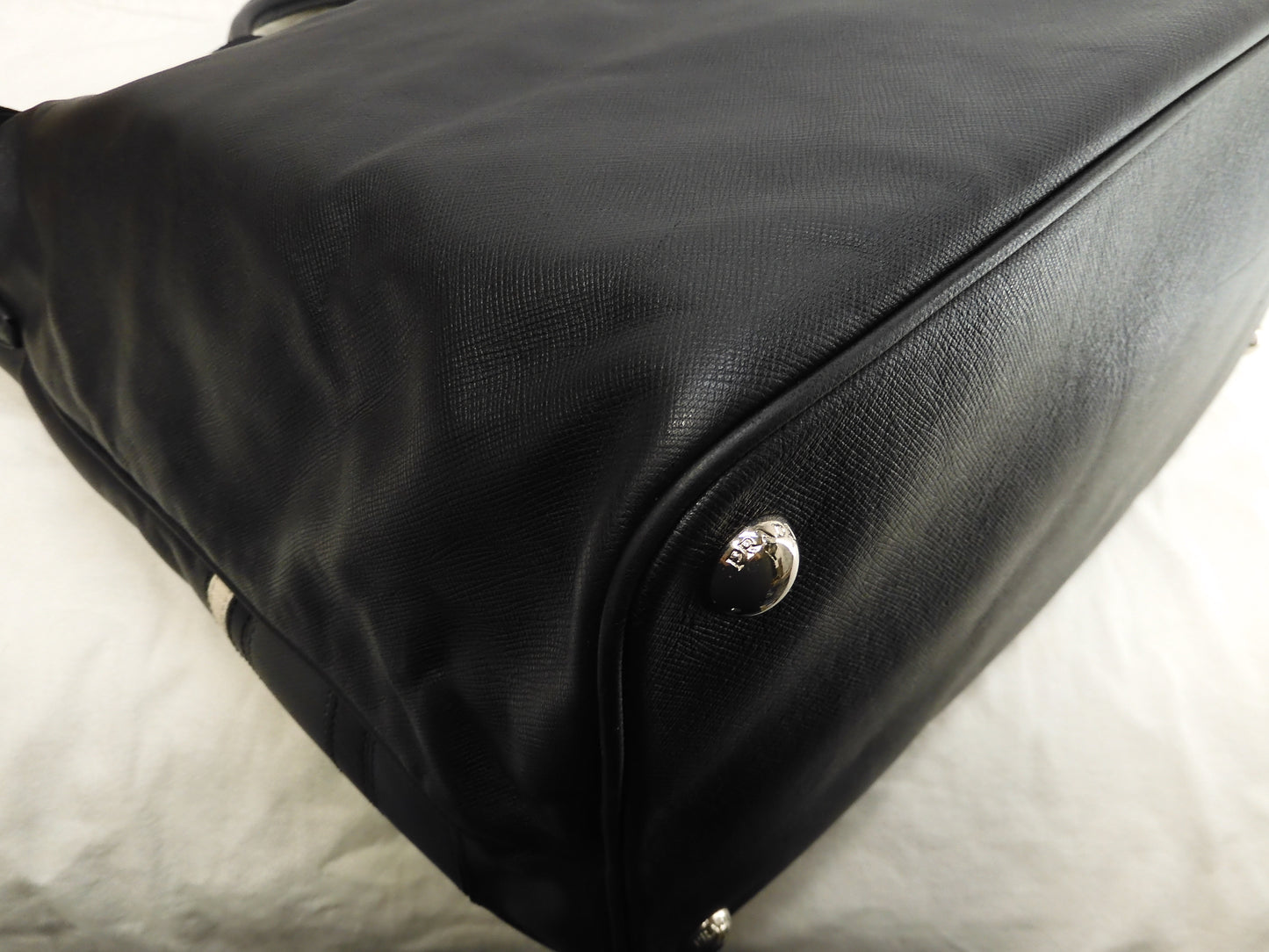 Prada Large Tote Bag Men's Saffiano Handbag with Strap @113