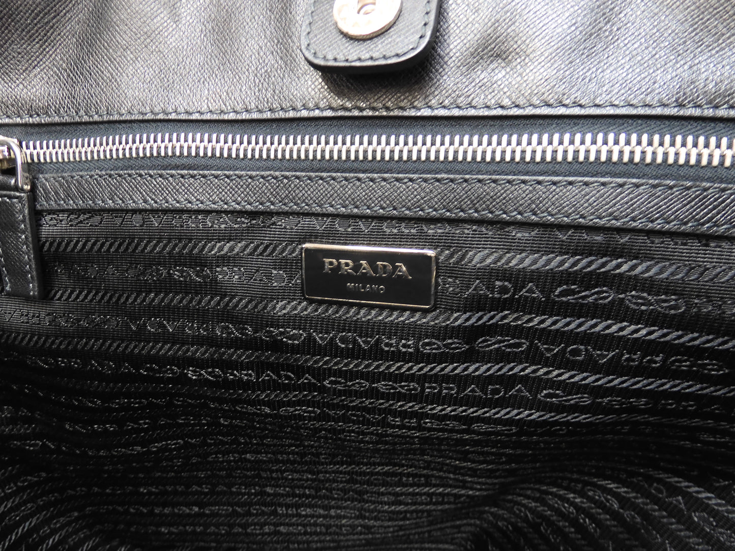 Prada Large Tote Bag Men's Saffiano Handbag with Strap @113