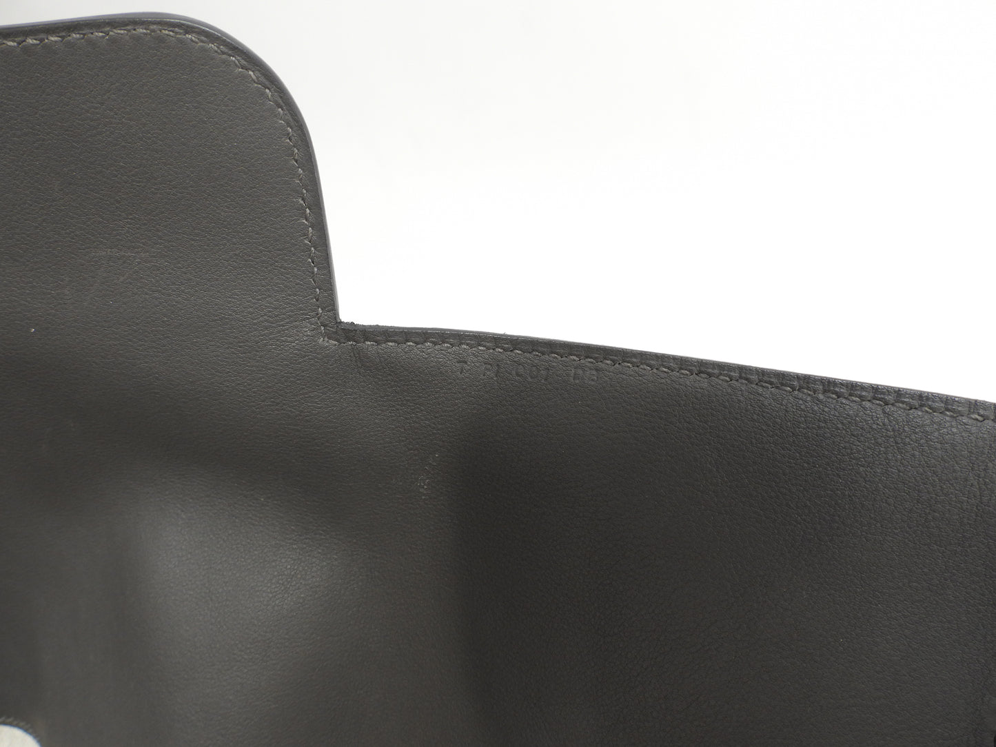 Hermes Toolbox 33 Swift Leather Graphite Men's Tote Bag with Strap @T