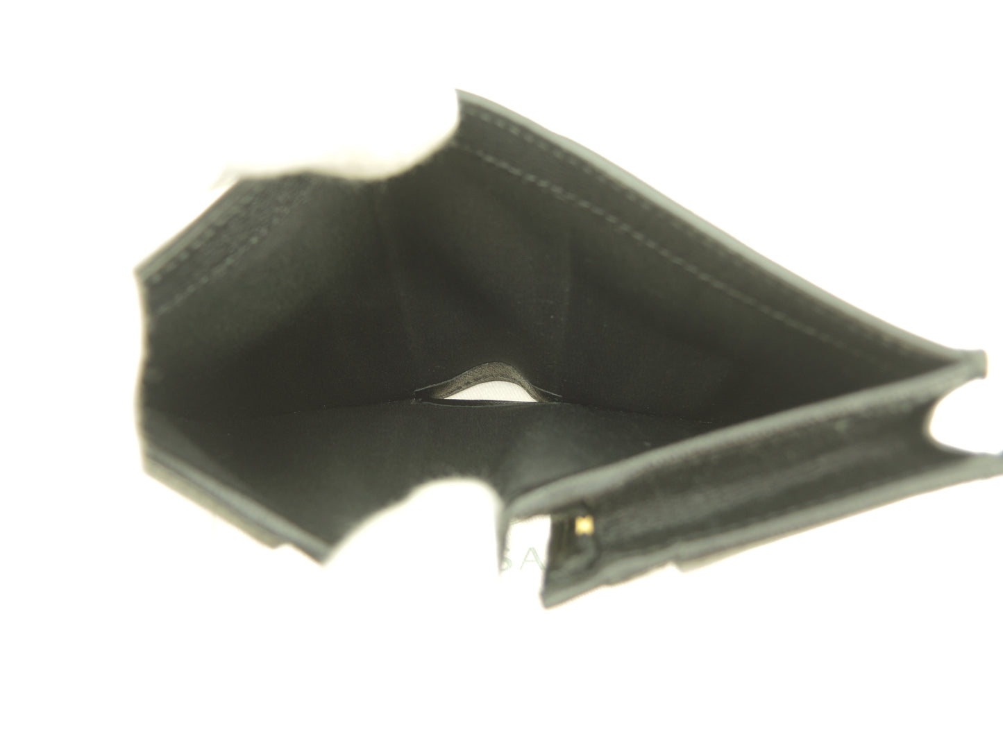 ヴェルサーチ コンパクトウォレット メデューサ レザー黒 2折財布 美品@ 1