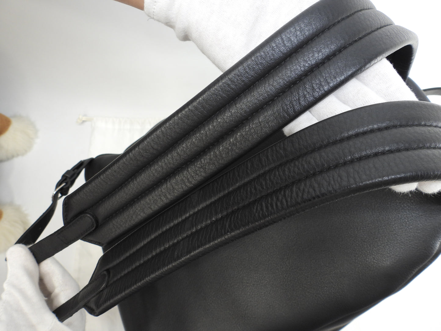 Balenciaga Backpack Medium Everyday Full Leather Black Rucksack Men's Good Condition @ 35