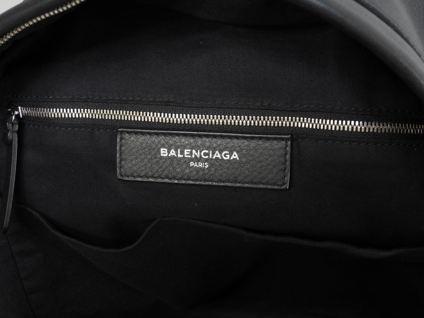 Balenciaga Backpack Medium Everyday Full Leather Black Rucksack Men's Good Condition @ 35