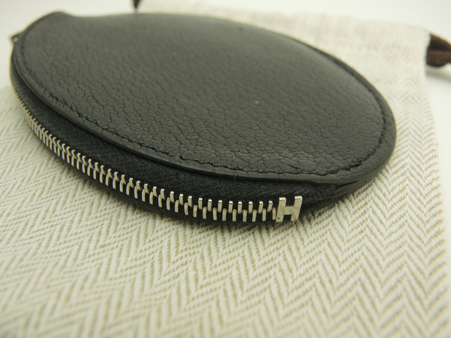 エルメス コインケース エヴリン シェーブル黒 小銭入@□O