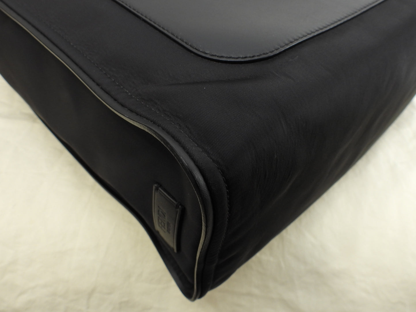 Fendi Tote Bag Bag Bugs Nylon Black Handbag Monster @ 22