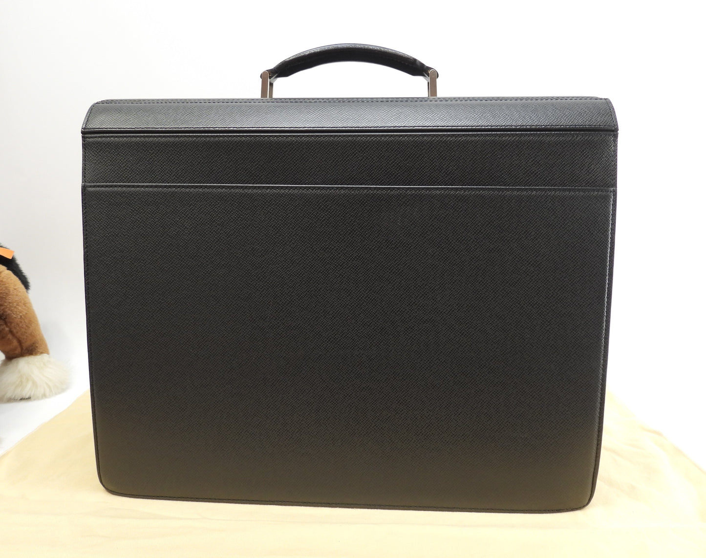 Louis Vuitton Ural M30022 Taiga Black 3-way briefcase Doctor's bag Good condition @RI0101