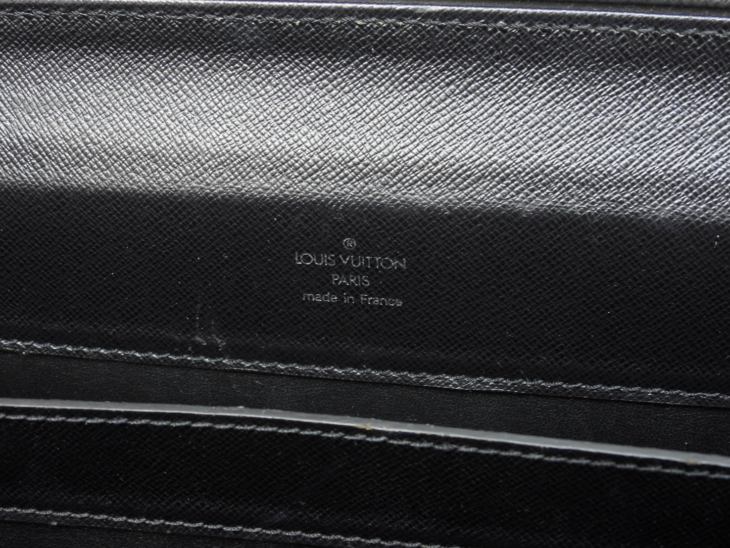 Louis Vuitton Ural M30022 Taiga Black 3-way briefcase Doctor's bag Good condition @RI0101