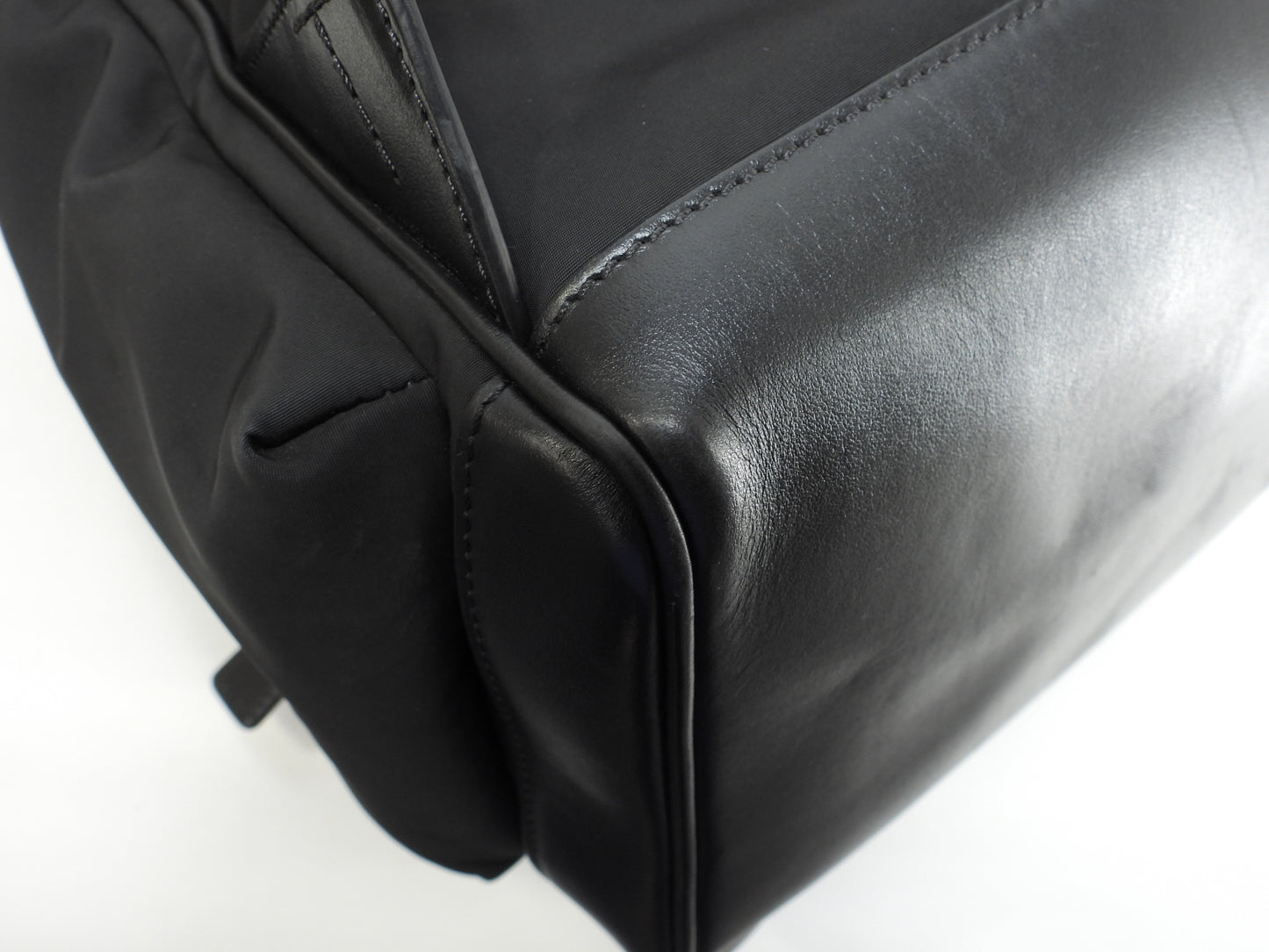 トムフォード バックパック バックリー ナイロン/レザー黒 リュックサック 美品@HO460T024AAU