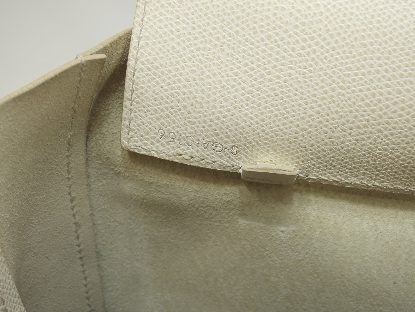 セリーヌ カバスモール ヴェルティカル レザー白黒 ポシェット トートバッグ ハンドバッグ@S-GA-0156