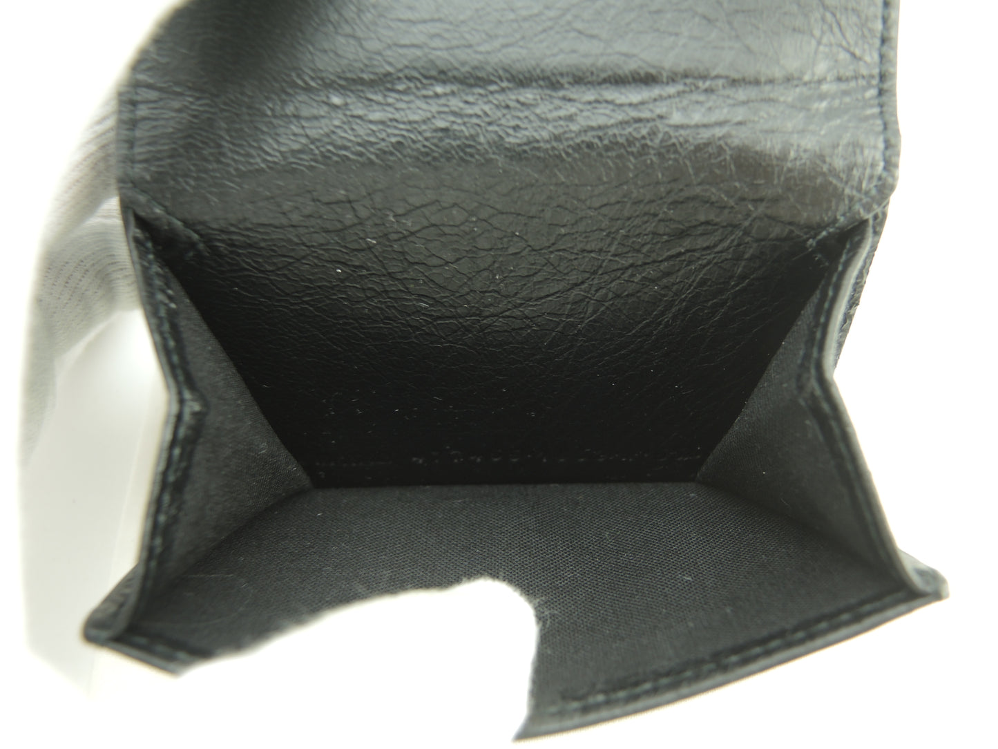 Balenciaga Mini Wallet Classic Leather Black Compact Wallet New @ 1