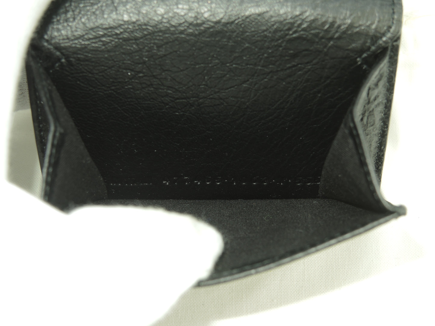 Balenciaga Mini Wallet Classic Leather Black Compact Wallet New @ 1